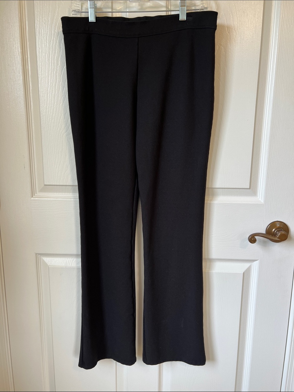 Max Studio Black Boot-Cut Knit Pants